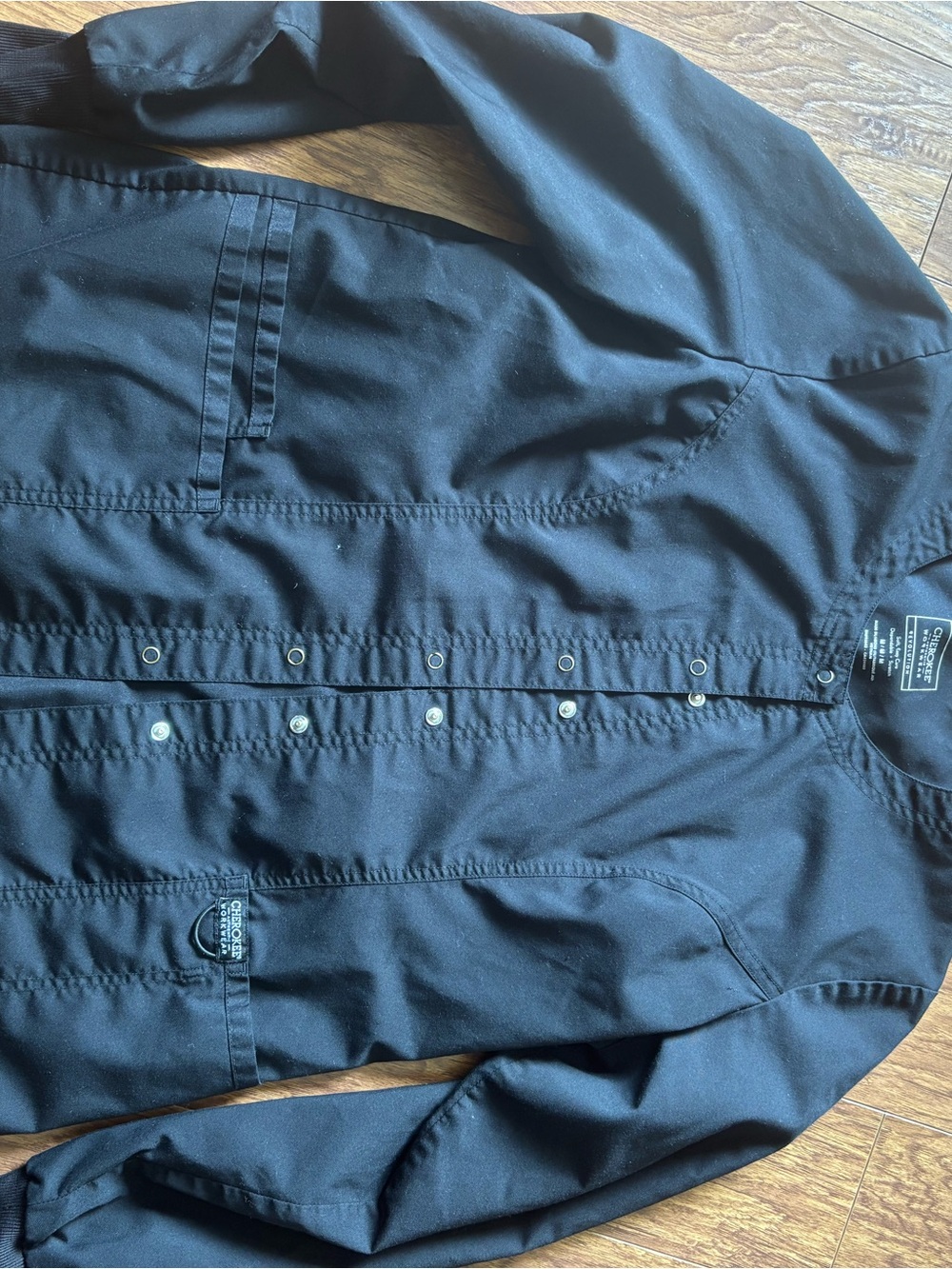 Cherokee Black Medical Scrub Jacket